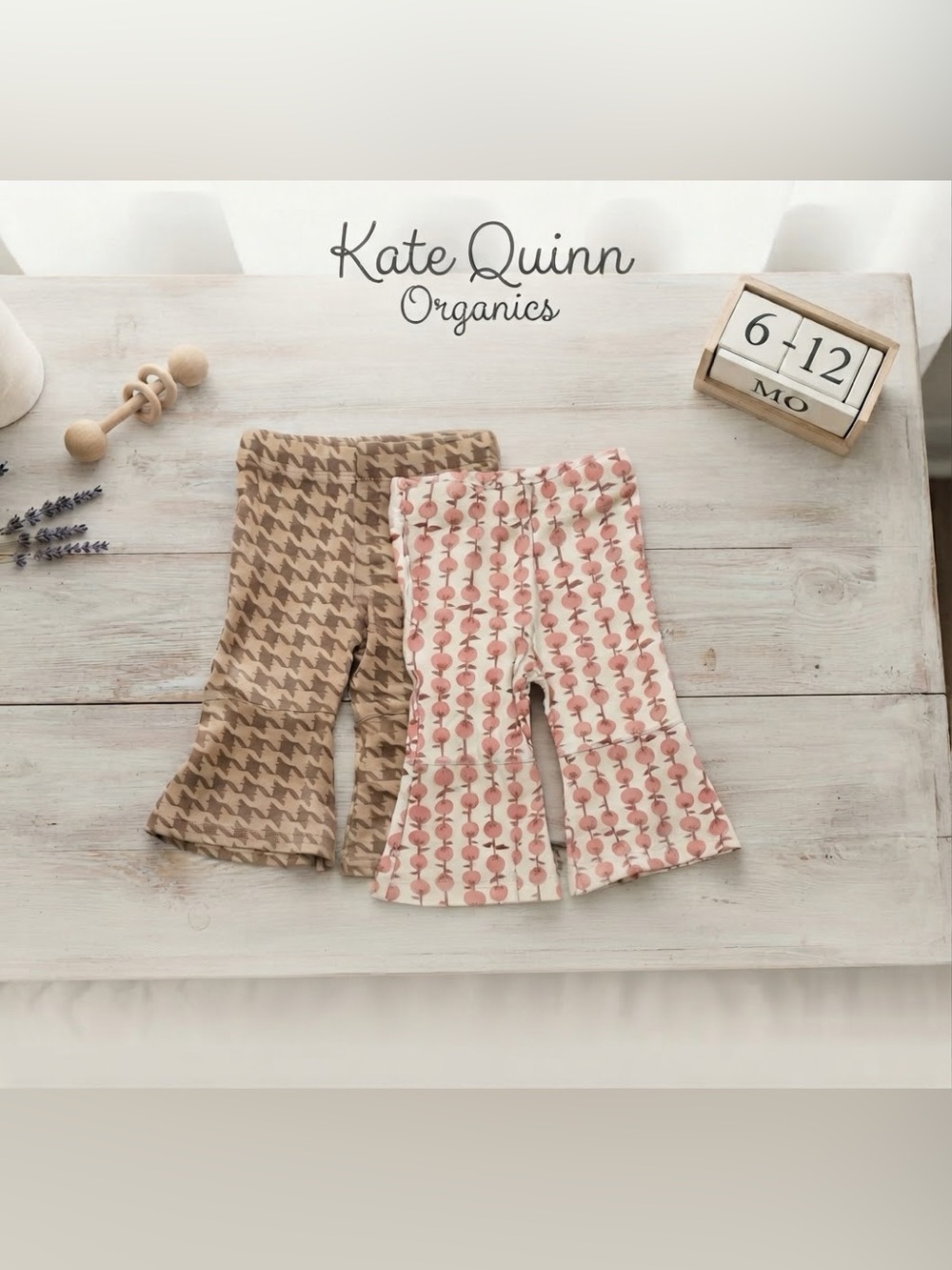 Kate Quinn Patterned Flare Leggings Duo 6-12 mo
